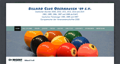 Desktop Screenshot of bco-poolbillard.de